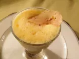 Recette Ecume de homard, ses pattes & copeau de foie gras