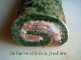 Recette Roulé saumon/épinards