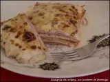 Recette Lasagnes de crèpes, au jambon et fromage