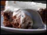 Recette Fondant au chocolat décadent (sans oeufs) et son glaçage au chocolat blanc