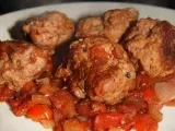 Recette Un petit plat ww à l'espagnole: albondigas de boeuf/porc à la tomate