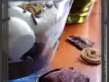 Recette Mousse au chocolat/mangue-passion/chantilly vanillée