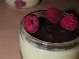 Recette Crème pâtissière vanille et son croquant au chocolat aux framboises