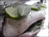 Recette Bar en papillote - sauge & lime