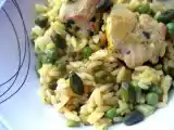 Recette Riz pilaf aux poulet et pistaches