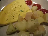 Recette Omelette nature pommes de terre