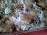 Recette Tarte courgettes, bleu, noix