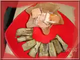 Recette Corolles de feuilles de brick au saumon, moules et crevettes