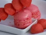 Recette Macarons a la fraise tagada