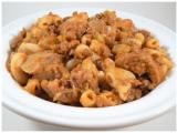 Recette Macaroni à la viande et aux saucisses italiennes