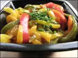 Recette Trio de poivrons grillés & vinaigrette