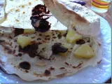 Recette Crêpe antillaise : chocolat ananas noix de coco !!