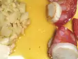 Recette Saint-jacques au chorizo - risotto au topinambour et à l'orange