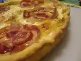 Recette Tarte au livarot et bacon