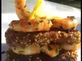 Recette Gambas au pain d'épices acidulé