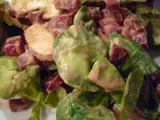 Recette Salade de mâche avec un dressing à l'avocat - feldsalat mit avocado-dressing
