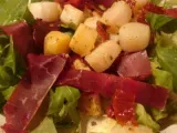 Recette Petites salades entre terre et mer
