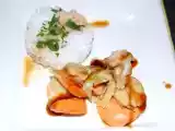 Recette St jacques à la vapeur parfumées au gingembre et à la citronnelle