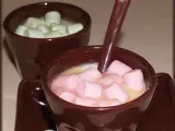 Recette Chocolat chaud au chocolat blanc et aux marshmallows
