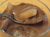 Recette Verrine de flan au chocolat et poire