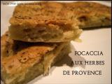 Recette Focaccia aux herbes de provence