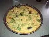 Recette Quiche au saumon fume et aux brocoli(smoked salmon and brocoli quiche)