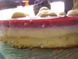 Recette Bavarois rose-litchi-framboise.