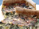 Recette Printemps au rdv : tarte aux blettes, chèvre, raisins et pignons