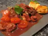 Recette Bourguignon d'agneau et ses biscuits aux herbes