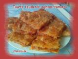 Recette Tourte feuilletée oignons/tomates