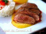 Recette Magret de canard à la mangue sans gluten