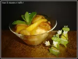 Recette Coupe glacée fruits de la passion aux mangues et bananes rôties caramélisées