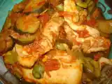 Recette Couscous au poulet, courgettes et fèves