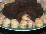 Recette Muffins légers aux framboises et chocolat blanc