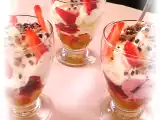 Recette Verrines en fête multicolores