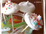 Recette Sucettes de mini-meringues