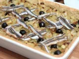 Recette Tarte aux oignons, anchois & olives noires a.k.a pissaladière