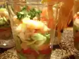 Recette Verrines d'avocats - crabe et crevettes