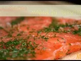 Recette Du saumon mariné dit gravlax !!! en voilà une idée simplissisme pour pâques, noël