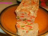 Recette Terrine de poulet aux couleurs printannieres. sans ble, sans lait