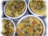 Recette Clafoutis jambon/olives/feta