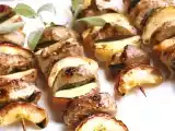 Recette Brochettes de filet de porc au sirop d'érable sans gluten