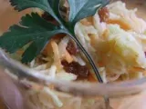 Recette Salade de chou rave, carottes et raisins secs