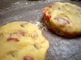 Recette Biscuits sablés bretons aux noix de pécan, kumquats et fraises confits