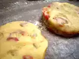 Recette Biscuits sablés bretons aux noix de pécan, kumquats et fraises confits