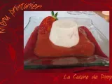 Recette Panna cotta fraises-rhubarbe