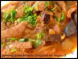 Recette Douwara mchermla (trippes en ragoût)