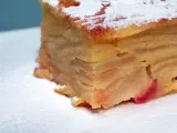 Recette Gâteau fondant pommes, pépites de fraises séchées & tonka