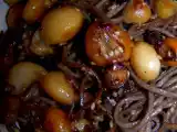 Recette Supions aux sésame et pâtes soba