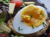 Recette Oeufs d'oie en salade